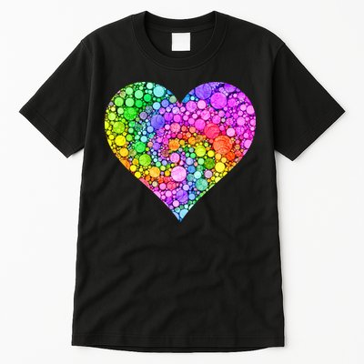 Dot Day Dotted Colorful Heart Of Dots Tall T-Shirt
