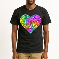 Dot Day Dotted Colorful Heart Of Dots Tall T-Shirt