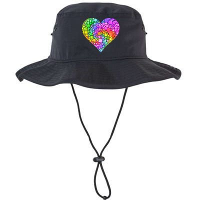 Dot Day Dotted Colorful Heart Of Dots Bucket Hat