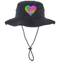Dot Day Dotted Colorful Heart Of Dots Bucket Hat