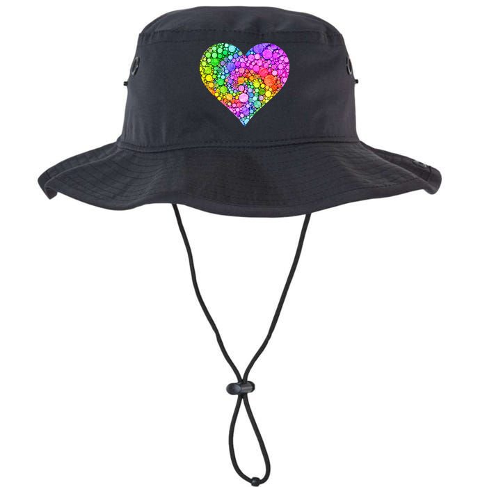 Dot Day Dotted Colorful Heart Of Dots Bucket Hat