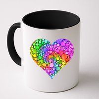 Dot Day Dotted Colorful Heart Of Dots Mug