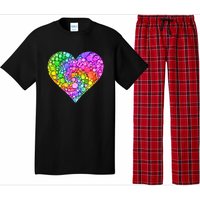 Dot Day Dotted Colorful Heart Of Dots Pajama Set