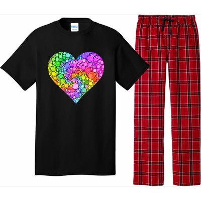 Dot Day Dotted Colorful Heart Of Dots Pajama Set