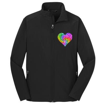 Dot Day Dotted Colorful Heart Of Dots Core Soft Shell Jacket