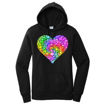 Dot Day Dotted Colorful Heart Of Dots Women's Pullover Hoodie