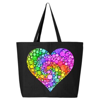 Dot Day Dotted Colorful Heart Of Dots 25L Jumbo Tote