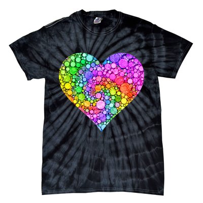 Dot Day Dotted Colorful Heart Of Dots Tie-Dye T-Shirt