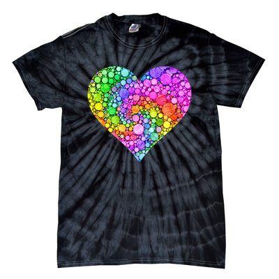 Dot Day Dotted Colorful Heart Of Dots Tie-Dye T-Shirt