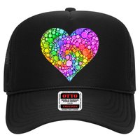 Dot Day Dotted Colorful Heart Of Dots Trucker Hat