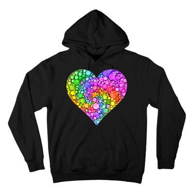 Dot Day Dotted Colorful Heart Of Dots Tall Hoodie