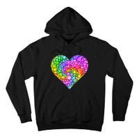 Dot Day Dotted Colorful Heart Of Dots Tall Hoodie