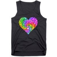 Dot Day Dotted Colorful Heart Of Dots Tank Top