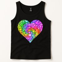 Dot Day Dotted Colorful Heart Of Dots Tank Top