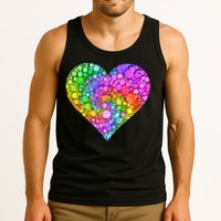Dot Day Dotted Colorful Heart Of Dots Tank Top