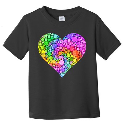 Dot Day Dotted Colorful Heart Of Dots Toddler T-Shirt