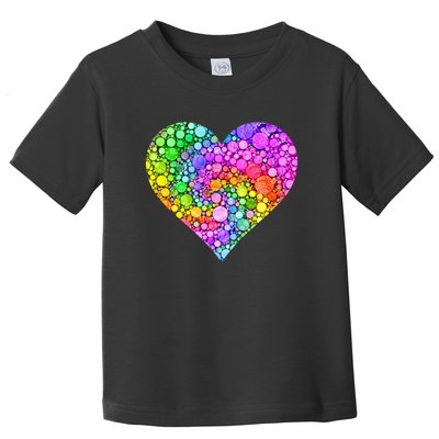 Dot Day Dotted Colorful Heart Of Dots Toddler T-Shirt