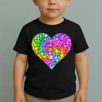 Dot Day Dotted Colorful Heart Of Dots Toddler T-Shirt