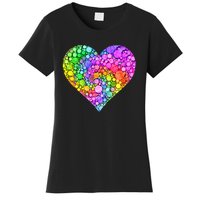 Dot Day Dotted Colorful Heart Of Dots Women's T-Shirt