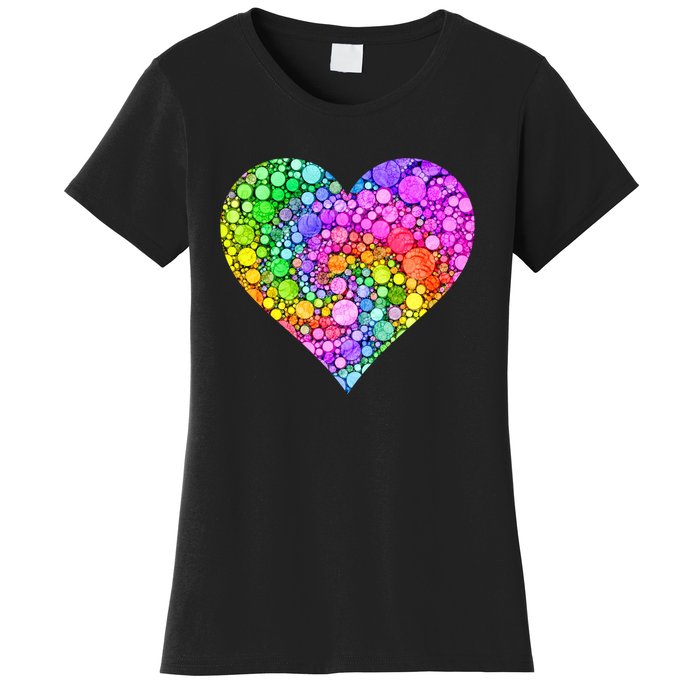 Dot Day Dotted Colorful Heart Of Dots Women's T-Shirt