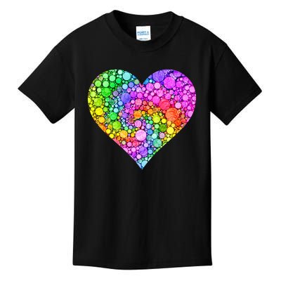 Dot Day Dotted Colorful Heart Of Dots Kids T-Shirt