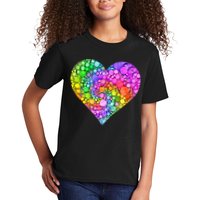 Dot Day Dotted Colorful Heart Of Dots Kids T-Shirt