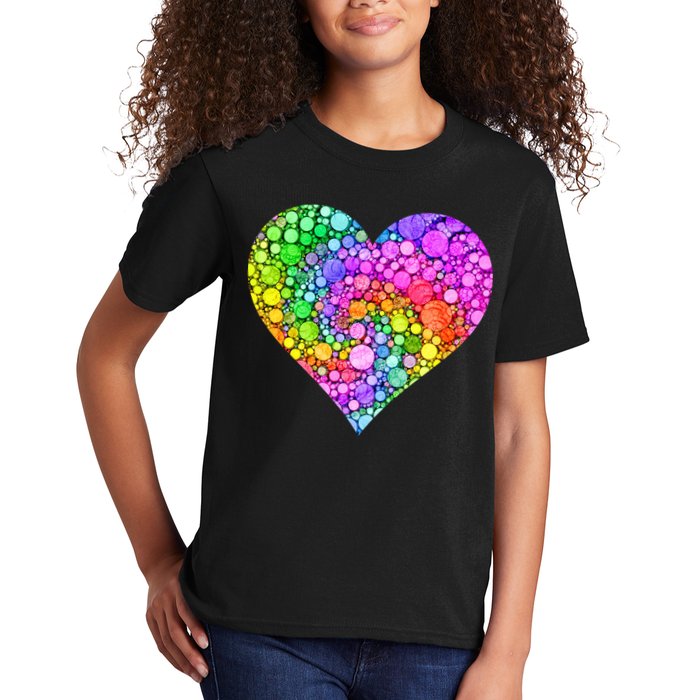 Dot Day Dotted Colorful Heart Of Dots Kids T-Shirt