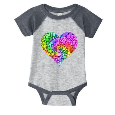 Dot Day Dotted Colorful Heart Of Dots Infant Baby Jersey Bodysuit