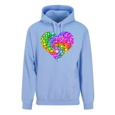 Dot Day Dotted Colorful Heart Of Dots Unisex Surf Hoodie