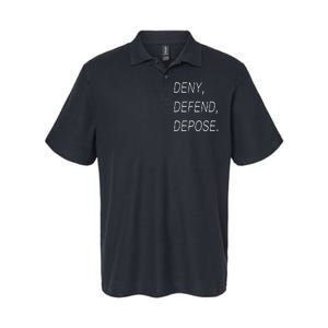 Deny Defend Depose Softstyle Adult Sport Polo