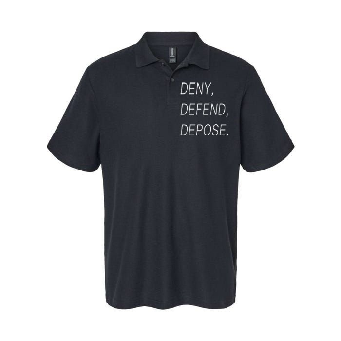 Deny Defend Depose Softstyle Adult Sport Polo