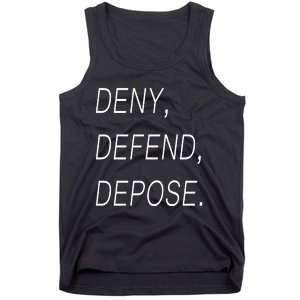 Deny Defend Depose Tank Top