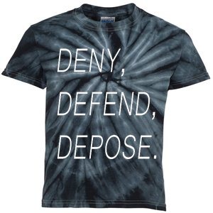 Deny Defend Depose Kids Tie-Dye T-Shirt