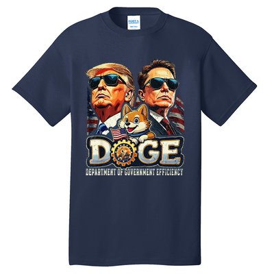 D.O.G.E Doge Department Of Government Efficiency Tall T-Shirt