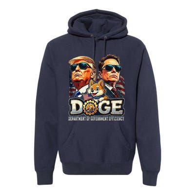 D.O.G.E Doge Department Of Government Efficiency Premium Hoodie