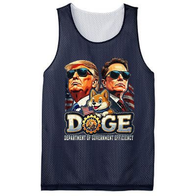 D.O.G.E Doge Department Of Government Efficiency Mesh Reversible Basketball Jersey Tank