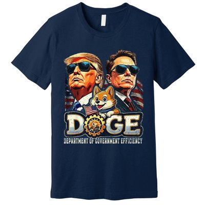 D.O.G.E Doge Department Of Government Efficiency Premium T-Shirt