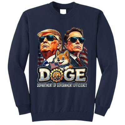 D.O.G.E Doge Department Of Government Efficiency Tall Sweatshirt