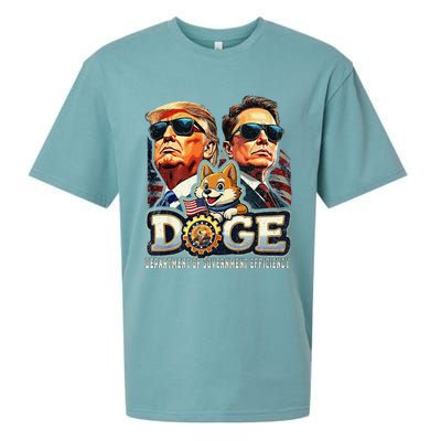 D.O.G.E Doge Department Of Government Efficiency Sueded Cloud Jersey T-Shirt