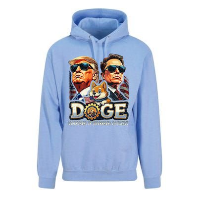 D.O.G.E Doge Department Of Government Efficiency Unisex Surf Hoodie