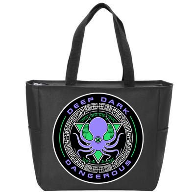 Deep Dark & Dangerous Stargate Acid Zip Tote Bag