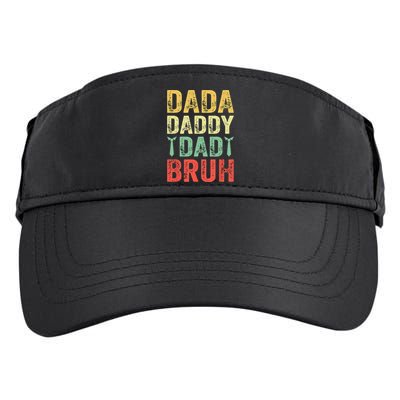 Dada Daddy Dad Bruh Happy Fathers Day  Funny Gift Adult Drive Performance Visor