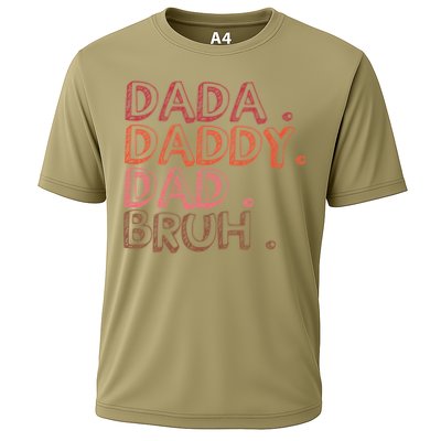 Dada Daddy Dad Bruh Funny Fatherhood Timeline Fathers Day Performance Shirt