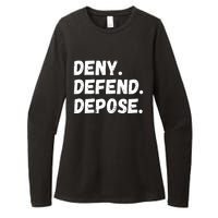 Deny Defend Depose Womens CVC Long Sleeve Shirt