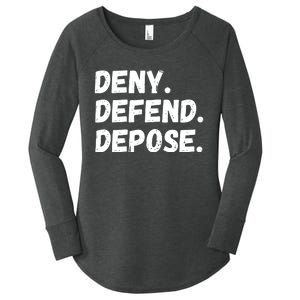 Deny Defend Depose Women's Perfect Tri Tunic Long Sleeve Shirt