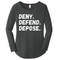 Deny Defend Depose Women's Perfect Tri Tunic Long Sleeve Shirt