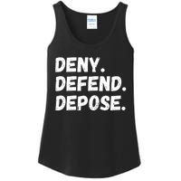 Deny Defend Depose Ladies Essential Tank