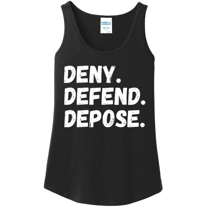 Deny Defend Depose Ladies Essential Tank