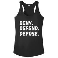 Deny Defend Depose Ladies PosiCharge Competitor Racerback Tank