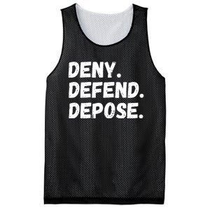 Deny Defend Depose Mesh Reversible Basketball Jersey Tank